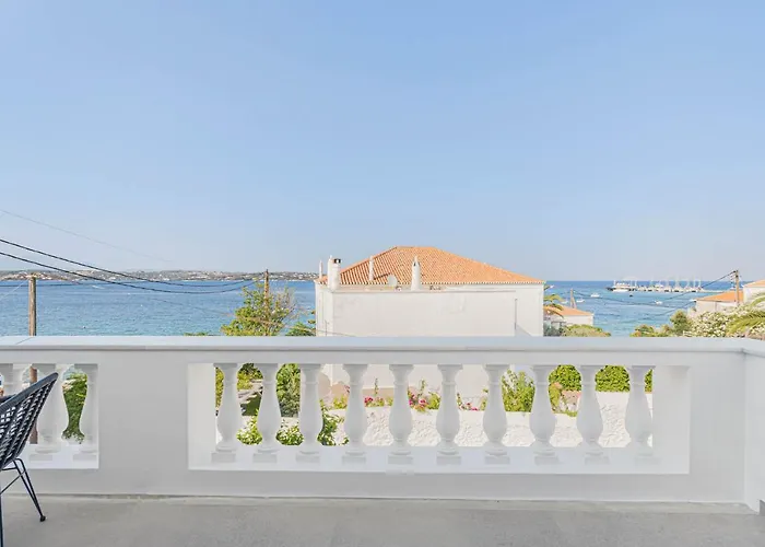 Pearl House - Luxurious New Beach Villa In Spetses Stunning View
